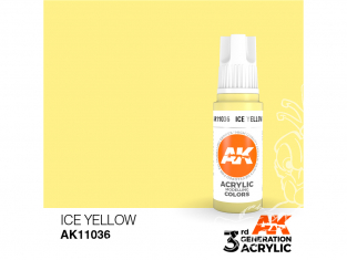 Ak interactive peinture acrylique 3G AK11036 Jaune glace 17ml