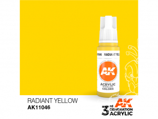 Ak interactive peinture acrylique 3G AK11046 Jaune radieux 17ml