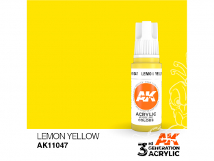 Ak interactive peinture acrylique 3G AK11047 Jaune citron 17ml
