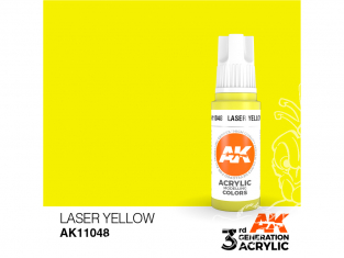 Ak interactive peinture acrylique 3G AK11048 Jaune laser 17ml