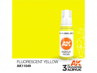 Ak interactive peinture acrylique 3G AK11049 Jaune fluorescent 17ml