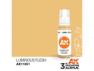 Ak interactive peinture acrylique 3G AK11051 Chair lumineuse - Peau lumineuse 17ml