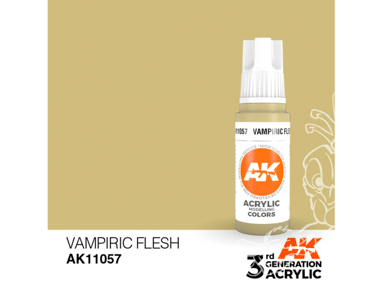 Ak interactive peinture acrylique 3G AK11057 Chair vampirique - Peau vampirique 17ml