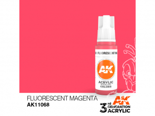 Ak interactive peinture acrylique 3G AK11068 Magenta fluorescent 17ml