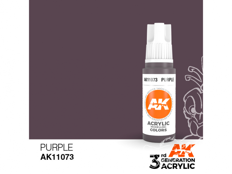 Ak interactive peinture acrylique 3G AK11073 Pourpre 17ml