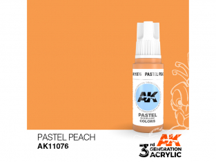 Ak interactive peinture acrylique 3G AK11076 Pêche pastel 17ml