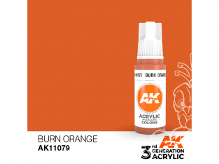 Ak interactive peinture acrylique 3G AK11079 Orange brûlé 17ml