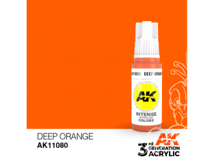 Ak interactive peinture acrylique 3G AK11080 Orange profond 17ml