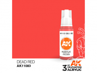 Ak interactive peinture acrylique 3G AK11083 Rouge mort 17ml