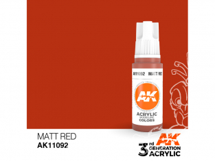 Ak interactive peinture acrylique 3G AK11092 Rouge mat 17ml