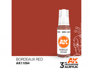 Ak interactive peinture acrylique 3G AK11094 Rouge bordeaux 17ml