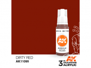 Ak interactive peinture acrylique 3G AK11095 Rouge sale 17ml