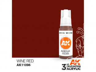 Ak interactive peinture acrylique 3G AK11096 Rouge vin 17ml