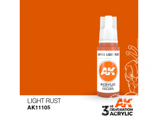 Ak interactive peinture acrylique 3G AK11105 Rouille claire 17ml