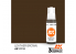 Ak interactive peinture acrylique 3G AK11110 Marron cuir 17ml