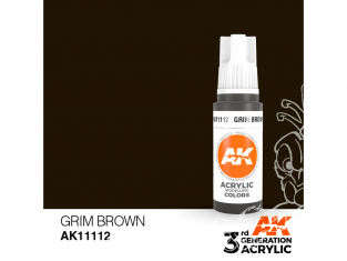 Ak interactive peinture acrylique 3G AK11112 Marron sale 17ml