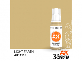 Ak interactive peinture acrylique 3G AK11115 Terre claire 17ml