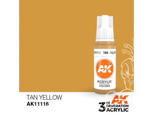 Ak interactive peinture acrylique 3G AK11116 Tan jaune 17ml