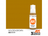 Ak interactive peinture acrylique 3G AK11117 Marron doré 17ml