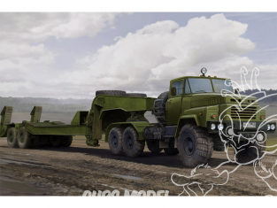 Hobby Boss maquette militaire 84523 KrAZ-260B avec MAZ/ChMZAP-5247G remorque Russe 1/35