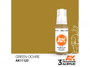 Ak interactive peinture acrylique 3G AK11122 Ocre vert 17ml