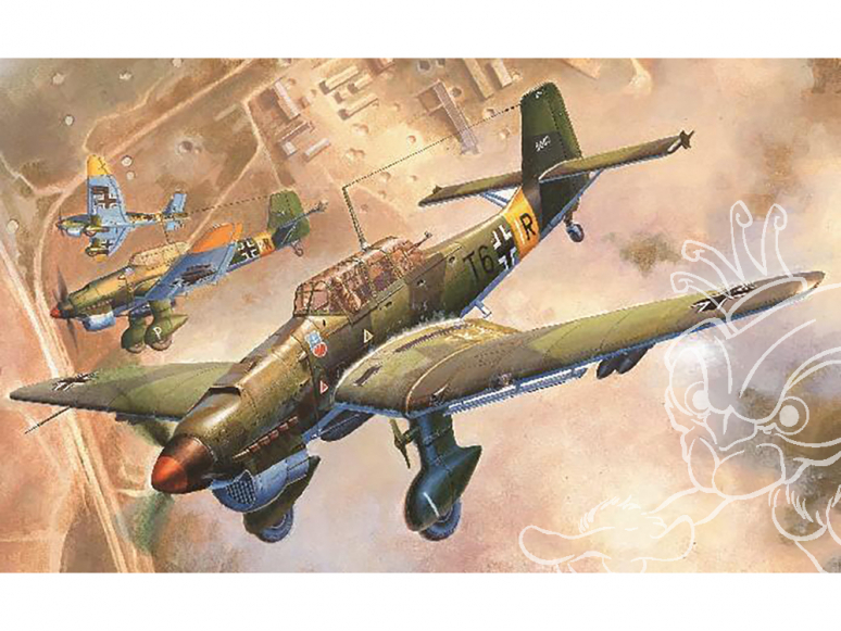 TRUMPETER maquette avion 02421 JUNKERS JU-87B-2 STUKA 1/24