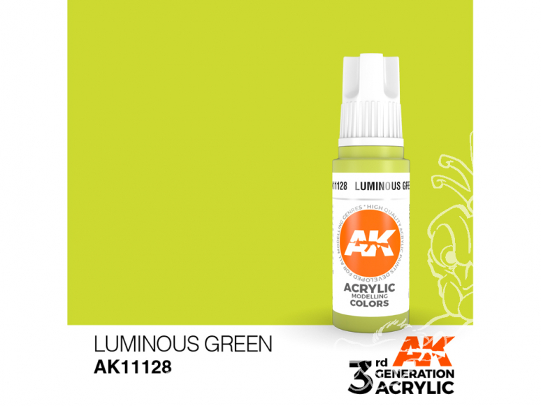 Ak interactive peinture acrylique 3G AK11128 Vert lumineux 17ml