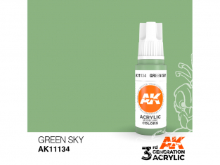Ak interactive peinture acrylique 3G AK11134 Vert ciel 17ml