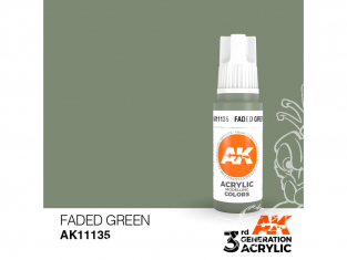 Ak interactive peinture acrylique 3G AK11135 Vert délavé 17ml