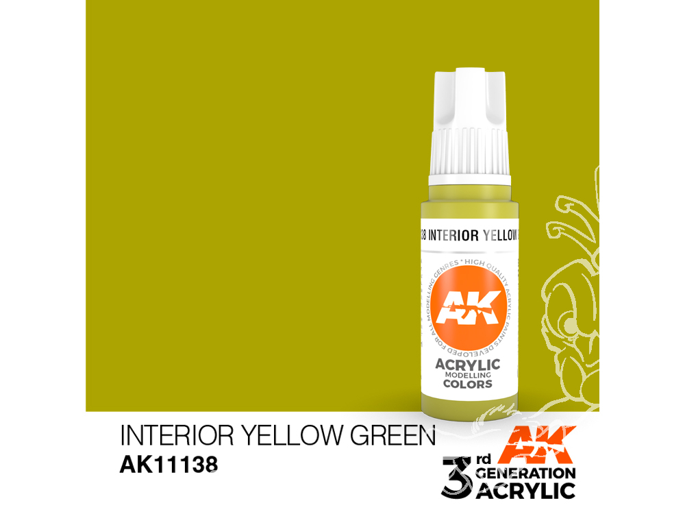 Ak interactive peinture acrylique 3G AK11909 All green 17ml AIR