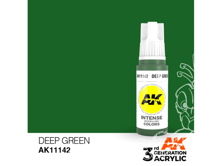 Ak interactive peinture acrylique 3G AK11142 Vert profond 17ml