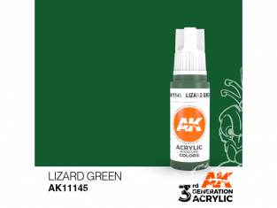 Ak interactive peinture acrylique 3G AK11145 Vert lézard 17ml
