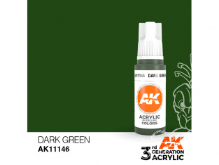 Ak interactive peinture acrylique 3G AK11146 Vert foncé 17ml