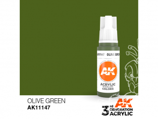 Ak interactive peinture acrylique 3G AK11147 Vert olive 17ml