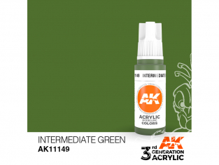 Ak interactive peinture acrylique 3G AK11149 Vert intermédiaire 17ml