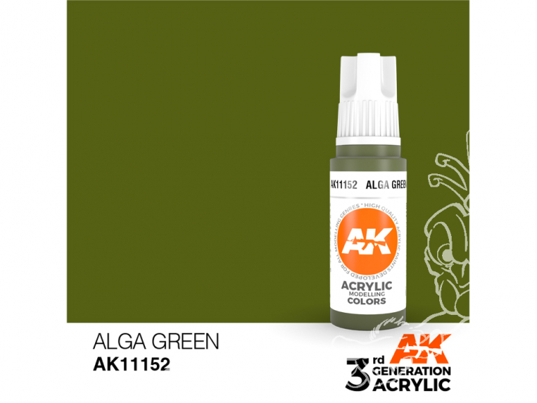 Ak interactive peinture acrylique 3G AK11152 Vert algue 17ml