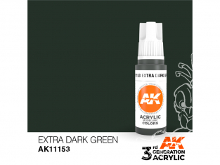 Ak interactive peinture acrylique 3G AK11153 Vert extra foncé 17ml