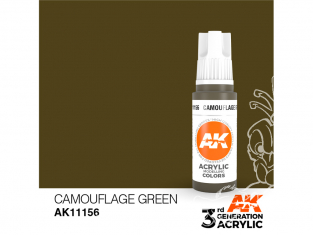 Ak interactive peinture acrylique 3G AK11156 Vert camouflage 17ml