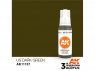 Ak interactive peinture acrylique 3G AK11157 Vert foncé US 17ml