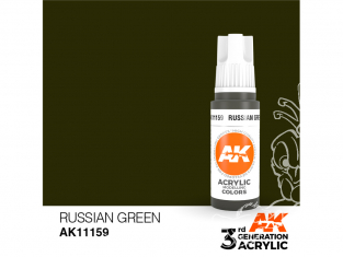 Ak interactive peinture acrylique 3G AK11159 Vert Russe 17ml