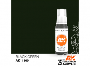 Ak interactive peinture acrylique 3G AK11160 Vert noir 17ml