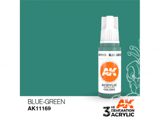 Ak interactive peinture acrylique 3G AK11169 Bleu vert 17ml