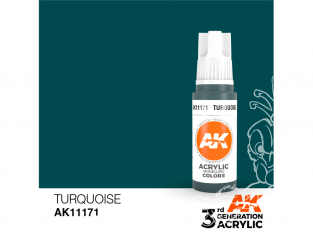 Ak interactive peinture acrylique 3G AK11171 Turquoise 17ml