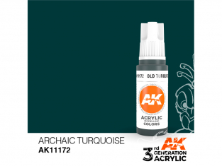 Ak interactive peinture acrylique 3G AK11172 Turquoise arachaïque 17ml