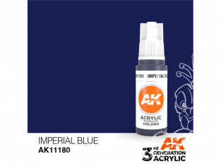 Ak interactive peinture acrylique 3G AK11180 Bleu impérial 17ml