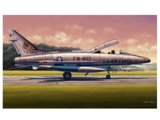 Trumpeter maquette avion 02840 NORTH AMERICAN F-100F 1/48