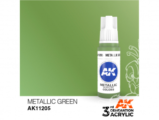 Ak interactive peinture acrylique 3G AK11205 Vert métallique 17ml