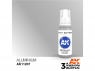 Ak interactive peinture acrylique 3G AK11207 Aluminium 17ml