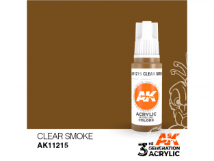 Ak interactive peinture acrylique 3G AK11215 Fumée transparent 17ml