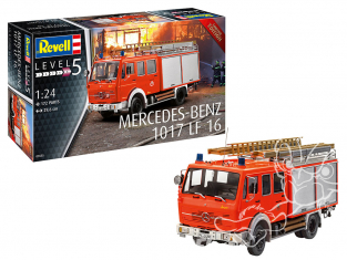 Revell maquette camion 07655 Mercedes-Benz 1017 LF 16 pompier 1/24